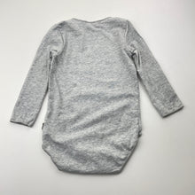 Load image into Gallery viewer, Unisex Bonds, grey stretchy bodysuit / romper, EUC, size 0,  