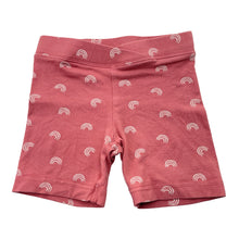 Load image into Gallery viewer, Girls Anko, stretchy bike shorts, rainbows, GUC, size 4,  