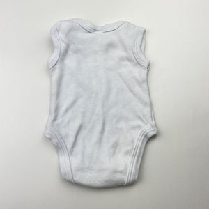 Unisex Baby Berry, soft cotton bodysuit / romper, EUC, size 00000,  