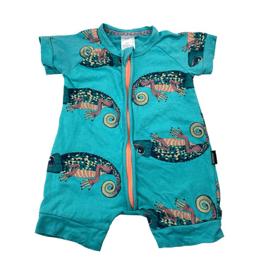 Unisex Bonds, zip Wondersuit / zippy / romper, GUC, size 000,  
