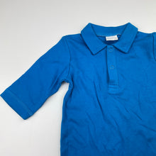 Load image into Gallery viewer, Unisex blue, soft feel coverall / romper, EUC, size 000,  
