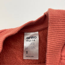Load image into Gallery viewer, Boys Anko, fleece-lined sweater / jumoer, owl, FUC, size 1,  
