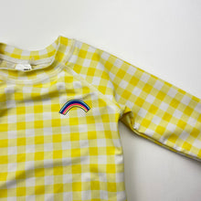 Load image into Gallery viewer, Girls Cotton On, long sleeve rashi / swim top, EUC, size 000,  