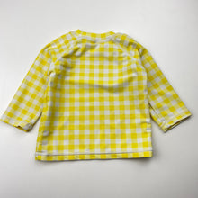 Load image into Gallery viewer, Girls Cotton On, long sleeve rashi / swim top, EUC, size 000,  