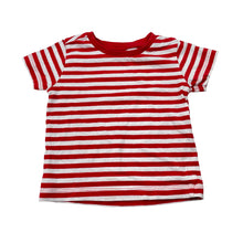 Load image into Gallery viewer, Unisex Anko, red &amp; white stripe cotton tee / top, GUC, size 0,  
