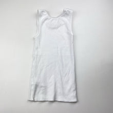 Load image into Gallery viewer, Unisex Anko, white cotton singlet top, EUC, size 0,  