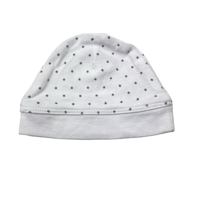 Unisex bub., organic cotton hat / beanie , EUC, size 0000,  