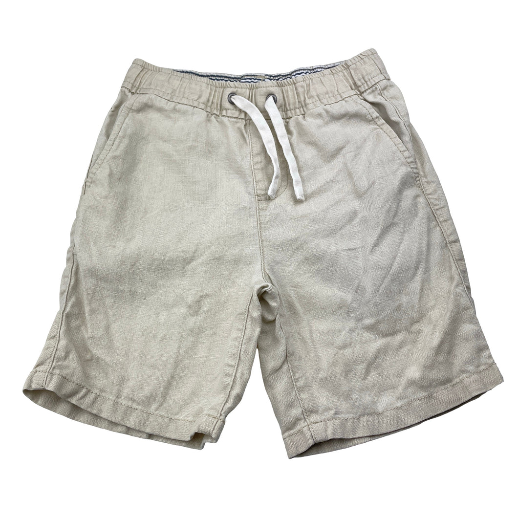 Boys Anko, linen shorts, elasticated, light mark on back, FUC, size 8,  