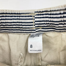 Load image into Gallery viewer, Boys Anko, linen shorts, elasticated, light mark on back, FUC, size 8,  