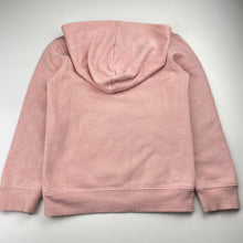 Load image into Gallery viewer, Girls Anko, fleece-lined hoodie sweater, sequin butterflies, light marks left cuff, FUC, size 7,  