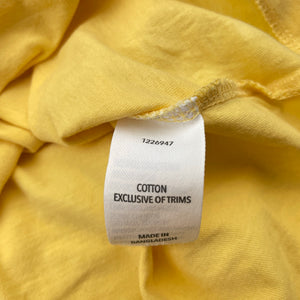 Girls Brilliant Basics, yellow cotton tee / top, EUC, size 12,  