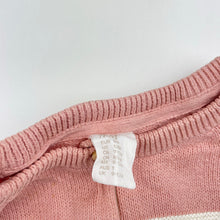 Load image into Gallery viewer, Girls H&amp;M, knitted cotton cardigan / sweater, small marks chest, FUC, size 1,  