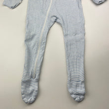 Load image into Gallery viewer, Unisex Purebaby, organic cotton zip coverall / romper, FUC, size 0,  