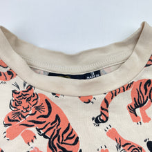Load image into Gallery viewer, Unisex ROCK YOUR KID, stretchy tee / top, tigers, marks neck &amp; lower front, FUC, size 3,  