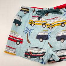 Load image into Gallery viewer, Boys Peter Alexander, lightweight cotton pyjama shorts, combi vans, FUC, size 4,  
