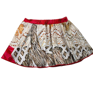 Girls Moana, inspired skirt, built-in shorts, elasticared, FUC, size 7-8,  