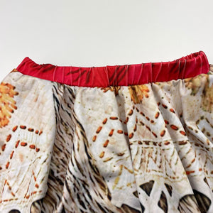 Girls Moana, inspired skirt, built-in shorts, elasticared, FUC, size 7-8,  