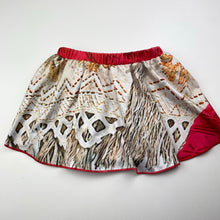 Load image into Gallery viewer, Girls Moana, inspired skirt, built-in shorts, elasticared, FUC, size 7-8,  