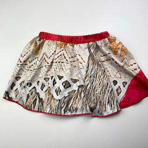 Girls Moana, inspired skirt, built-in shorts, elasticared, FUC, size 7-8,  