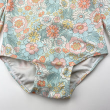 Load image into Gallery viewer, Girls Cotton On, floral long sleeve swim one-piece, EUC, size 1-2,  