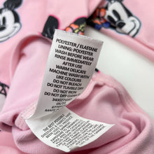 Load image into Gallery viewer, Girls Disney, Minnie Mouse long sleeve swim one-piece, pilling, FUC, size 5,  