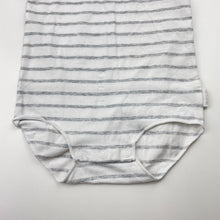 Load image into Gallery viewer, Unisex Bonds, striped stretchy singletsuit / romper, GUC, size 1,  