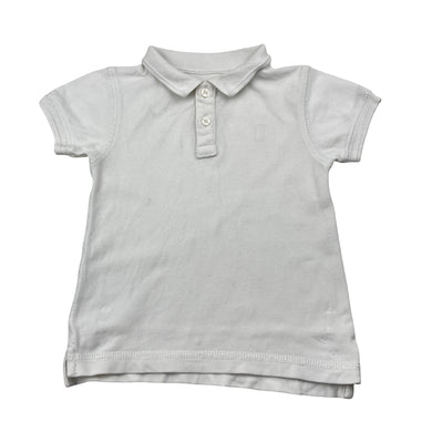 Boys Country Road, white cotton polo shirt top, FUC, size 2,  