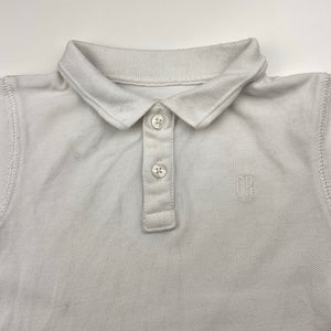 Boys Country Road, white cotton polo shirt top, FUC, size 2,  