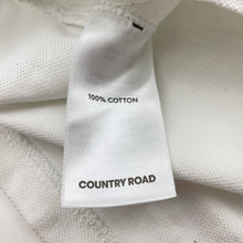 Load image into Gallery viewer, Boys Country Road, white cotton polo shirt top, FUC, size 2,  