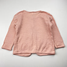 Load image into Gallery viewer, Girls Anko, pink pointelle cotton long sleeve top, EUC, size 0,  