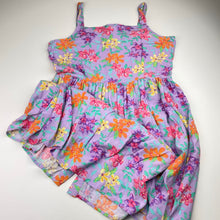 Load image into Gallery viewer, Girls Anko, floral viscose summer dress, GUC, size 14, L: 77cm