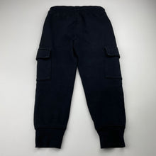 Load image into Gallery viewer, Boys Anko, black fleece-lined track pants, elasticated, inside leg: 38.5cm, GUC, size 4,  