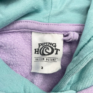 Girls Piping Hot, colourful fleece-lined hoodie sweater, EUC, size 3,  