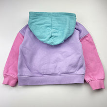 Load image into Gallery viewer, Girls Piping Hot, colourful fleece-lined hoodie sweater, EUC, size 3,  