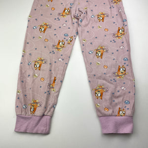 Girls Bluey, Bingo cotton pyjama pants / bottoms, FUC, size 5,  