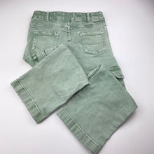 Load image into Gallery viewer, Girls 1964 Denim Co, stretch denim cargo jeans / pants, adjustable, inside leg: 38cm, GUC, size 5,  