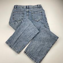 Load image into Gallery viewer, Unisex Cotton On, blue denim jeans adjustable, inside leg: 50cm, marks on knees, FUC, size 8,  