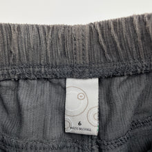 Load image into Gallery viewer, Boys Target, grey corduroy cotton pants, elasticated, inside leg: 46cm, discolouration, FUC, size 6,  