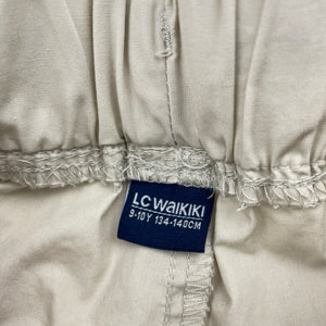 Boys LC Waikiki, lightweight cotton pants, elasticated, inside leg: 56cm, FUC, size 9-10,  