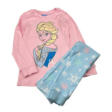 Load image into Gallery viewer, Girls Disney, Frozen Elsa cotton pyjama top &amp; pants, EUC, size 4,  