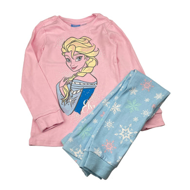 Girls Disney, Frozen Elsa cotton pyjama top & pants, EUC, size 4,  