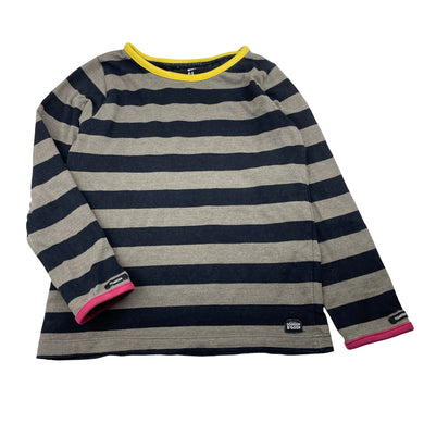 Boys Osh Kosh, striped cotton long sleeve tee / top, FUC, size 4-5,  