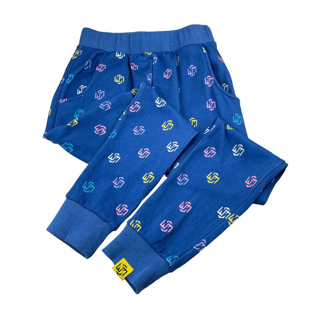 Girls NORRIS NUTS, cotton track pants, elasticated, inside leg: 58cm, EUC, size 10,  
