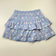 Load image into Gallery viewer, Girls KID, tiered cotton skirt, built-in shorts, elasticated, GUC, size 5,  