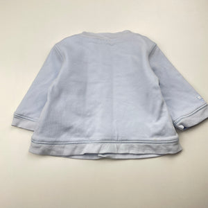 Unisex Peter Rabbit, soft feel cotton top / lightweight sweater, GUC, size 000,  