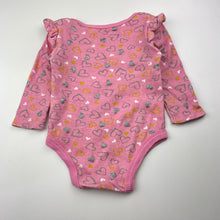 Load image into Gallery viewer, Girls Nanette Lepore, cotton bodysuit / romper, hearts, GUC, size 00,  