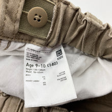 Load image into Gallery viewer, Boys Uniqlo, stretch cotton casual pants, elasticated, inside leg: 54cm, FUC, size 9-10 ,  