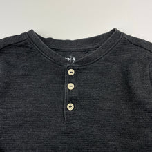 Load image into Gallery viewer, Boys Anko, grey long sleeve Henley top, EUC, size 4,  