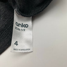 Load image into Gallery viewer, Boys Anko, grey long sleeve Henley top, EUC, size 4,  
