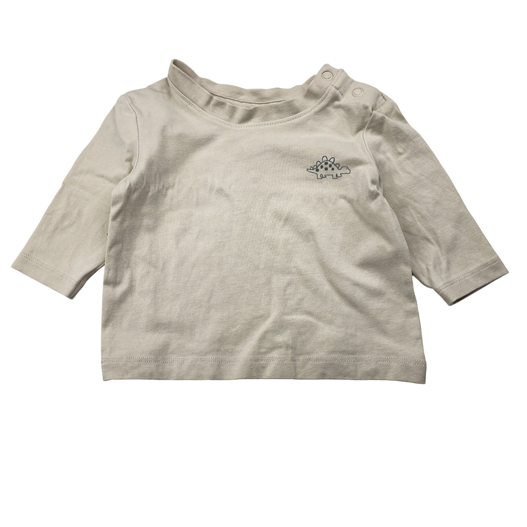 Boys Dymples, stretchy long sleeve top, dinosaur, GUC, size 000,  